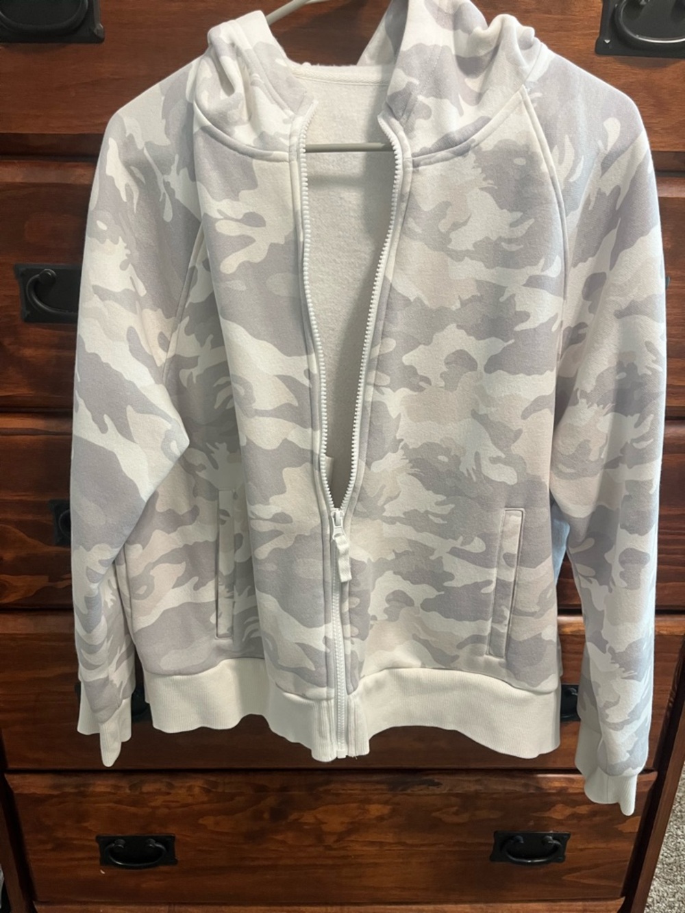 Fleo Snow Camo Fleece-Lined Hoodie